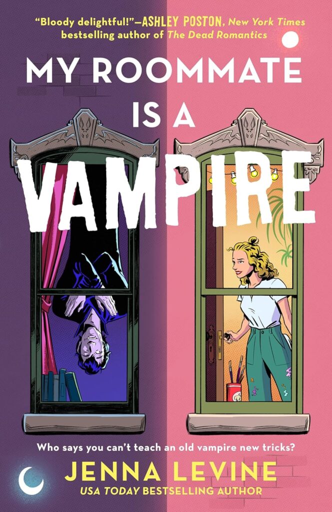 "My Roommate is a Vampire" by Jenna Levine. Spooky Jewish books.