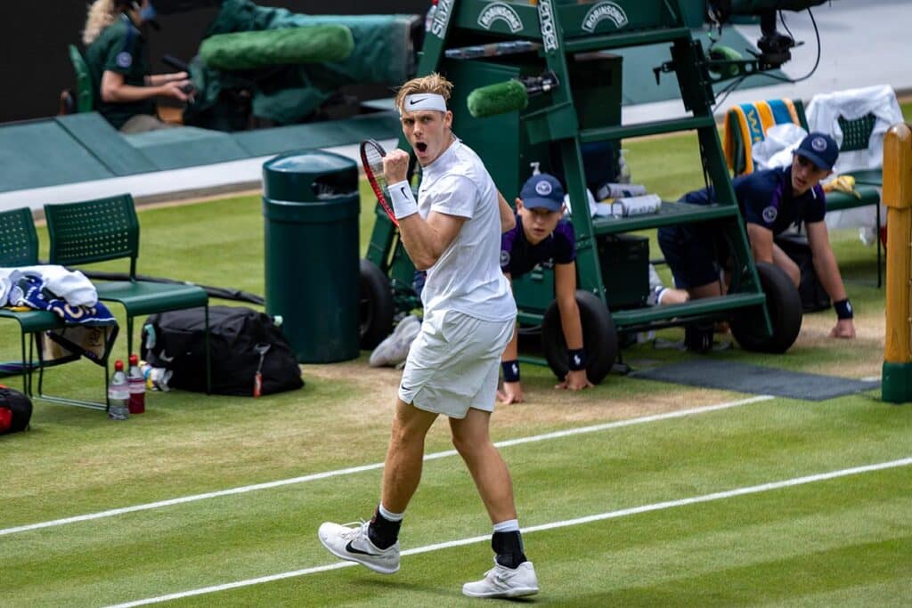 Wimbledon Tennis Championship - Wednesday 7th July 2021 Denis Shapovalov v Karen Khachanov