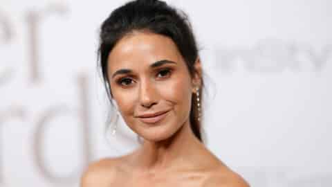 BEL AIR, CALIFORNIA - OCTOBER 24: Emmanuelle Chriqui attends the InStyle Imagemaker Awards at Private Residence on October 24, 2024 in Bel Air, California. (Photo by Frazer Harrison/Getty Images)