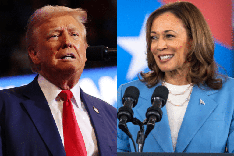 Kamala Harris and Donald Trump